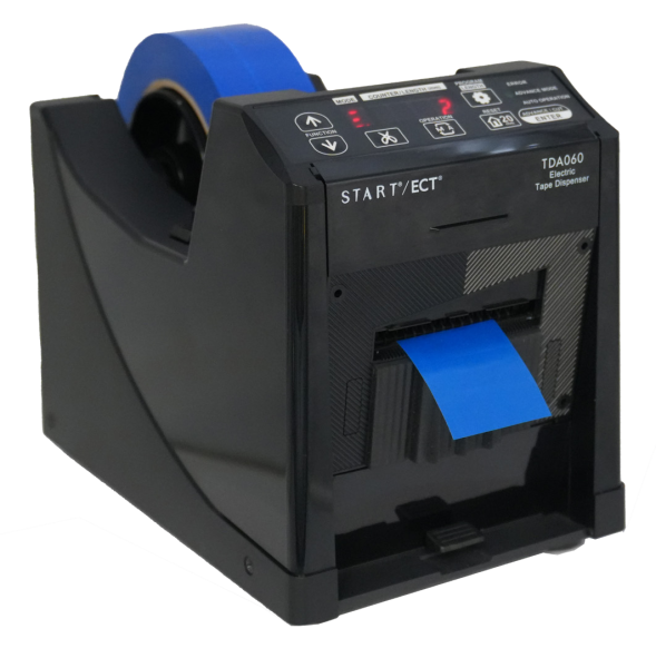 START International TDA060 elektrischer Tischabroller, Bandbreite 5–60 mm, 8 Speicher